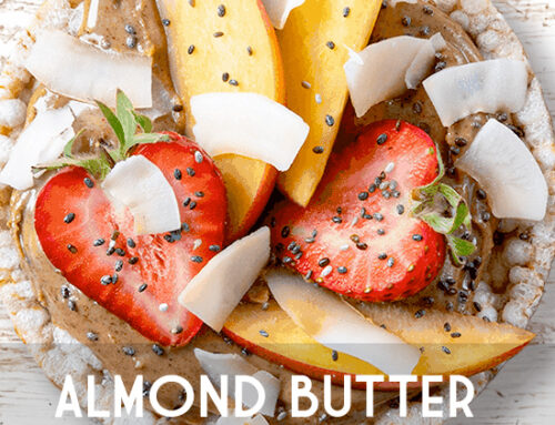 Almond Butter & Fruit Rice Cakes