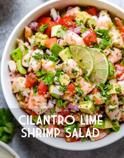 Cilantro Lime Shrimp Salad