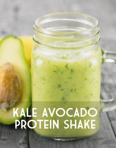 Kale Avocado Protein Shake